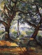 Paul Cezanne tree painting